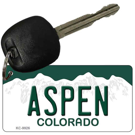 Aspen Colorado Metal Novelty Aluminum Key Chain KC-9926