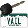 Vail Colorado Metal Novelty Aluminum Key Chain KC-9927