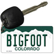 Bigfoot Colorado Metal Novelty Aluminum Key Chain KC-9930