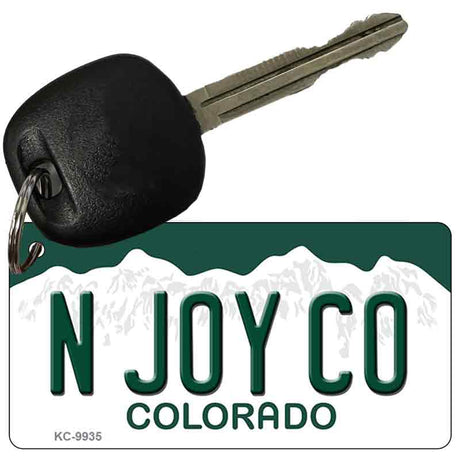 N Joy CO Colorado Metal Novelty Aluminum Key Chain KC-9935