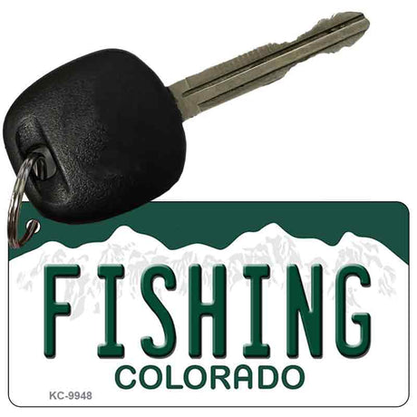 Fishing Colorado Metal Novelty Aluminum Key Chain KC-9948