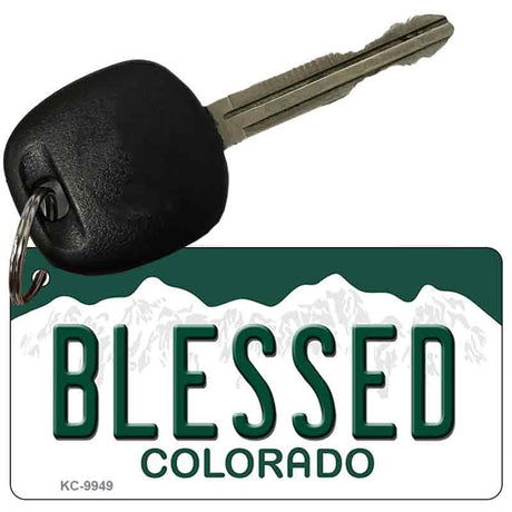 Blessed Colorado Metal Novelty Aluminum Key Chain KC-9949