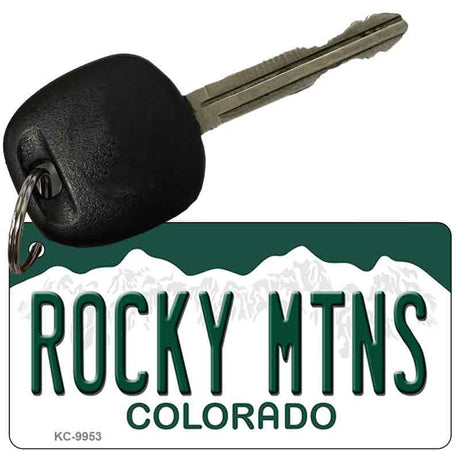 Rocky Mountains Colorado Metal Novelty Aluminum Key Chain KC-9953