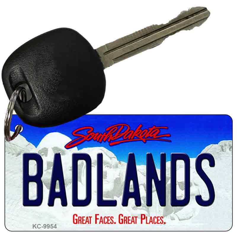 Badlands South Dakota Metal Novelty Aluminum Key Chain KC-9954