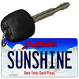 Sunshine South Dakota Metal Novelty Aluminum Key Chain KC-9960