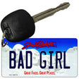 Bad Girl South Dakota Metal Novelty Aluminum Key Chain KC-9974