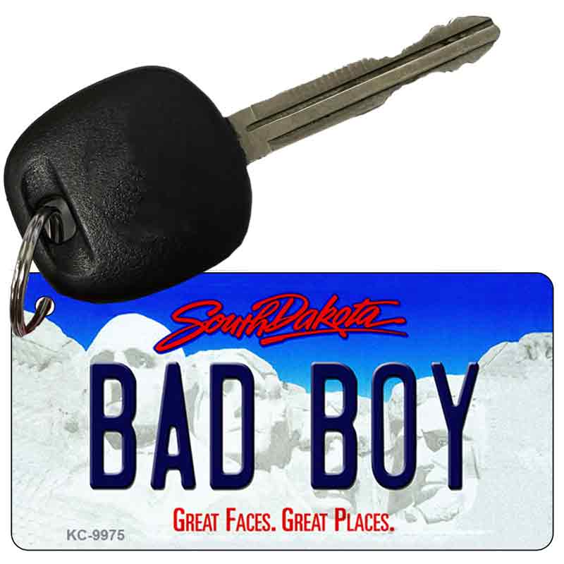 Bad Boy South Dakota Metal Novelty Aluminum Key Chain KC-9975