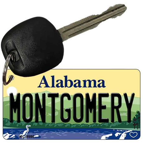 Montgomery Alabama Metal Novelty Aluminum Key Chain KC-9986