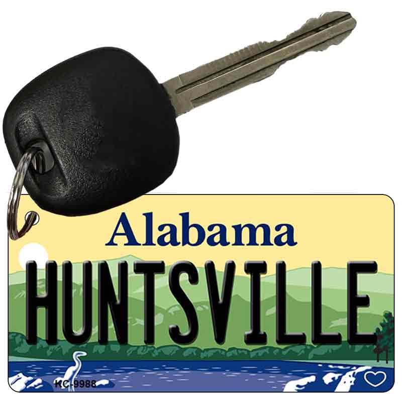 Huntsville Alabama Metal Novelty Aluminum Key Chain KC-9988