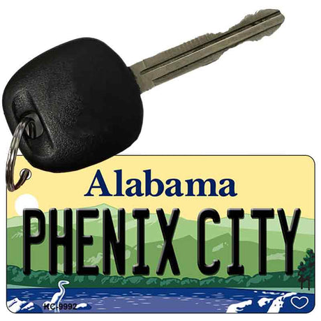 Phenix City Alabama Metal Novelty Aluminum Key Chain KC-9992