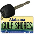 Gulf Shores Alabama Metal Novelty Aluminum Key Chain KC-9993