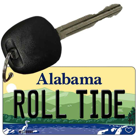 Roll Tide Alabama Metal Novelty Aluminum Key Chain KC-9995