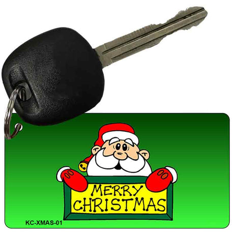 Merry Christmas Sign Novelty Aluminum Key Chain KC-XMAS-01