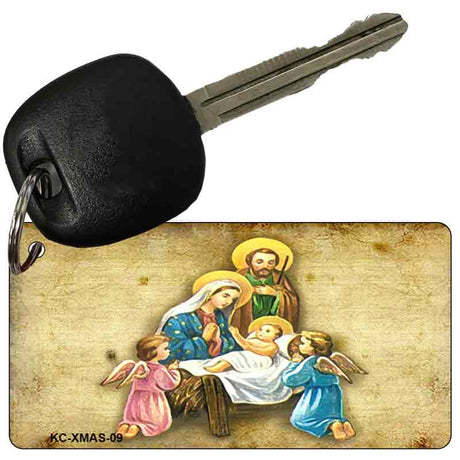 Nativity Scene Novelty Aluminum Key Chain KC-XMAS-09