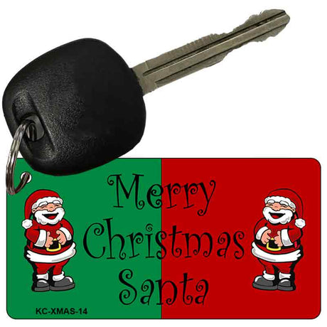 Merry Christmas Santa Novelty Aluminum Key Chain KC-XMAS-14