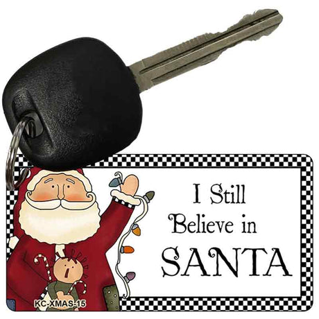 Believe In Santa Novelty Aluminum Key Chain KC-XMAS-15