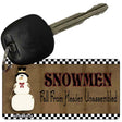 Snowmen Fall From Heaven Novelty Aluminum Key Chain KC-XMAS-24