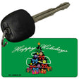 Happy Holidays Novelty Aluminum Key Chain KC-XMAS-25