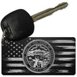 Nebraska Carbon Fiber Effect Novelty Metal Key Chain KCC-1119