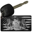 Pennsylvania Carbon Fiber Effect Novelty Metal Key Chain KCC-1130