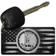 Virginia Carbon Fiber Effect Novelty Metal Key Chain KCC-1138