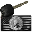 Washington Carbon Fiber Effect Novelty Metal Key Chain KCC-1139