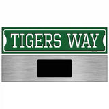 Tigers Way Novelty Metal Street Sign 6" x 1.5" (KM)