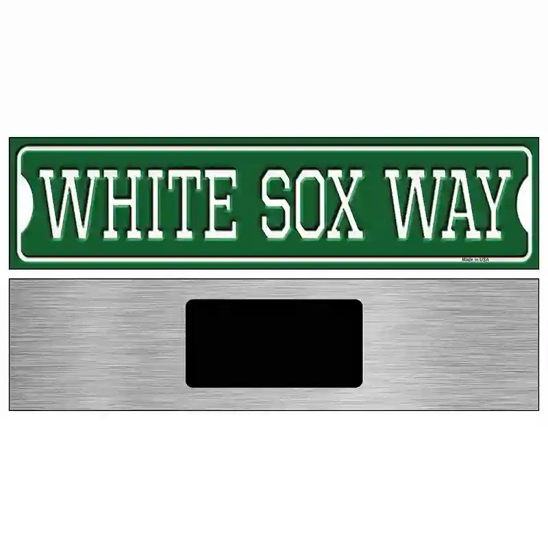 White Sox Way Novelty Metal Street Sign 6" x 1.5" (KM)