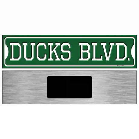 Ducks Blvd Novelty Metal Street Sign 6" x 1.5" (KM)