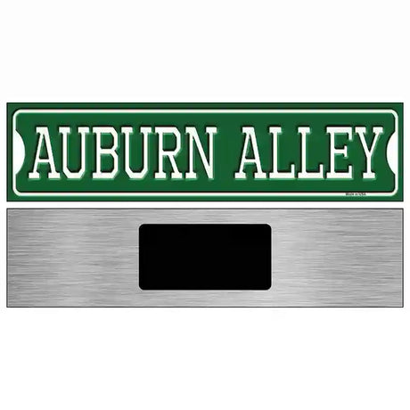 Auburn Alley Novelty Metal Street Sign 6" x 1.5" (KM)