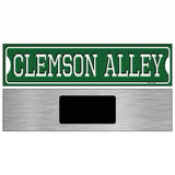 Clemson Alley Novelty Metal Street Sign 6" x 1.5" (KM)