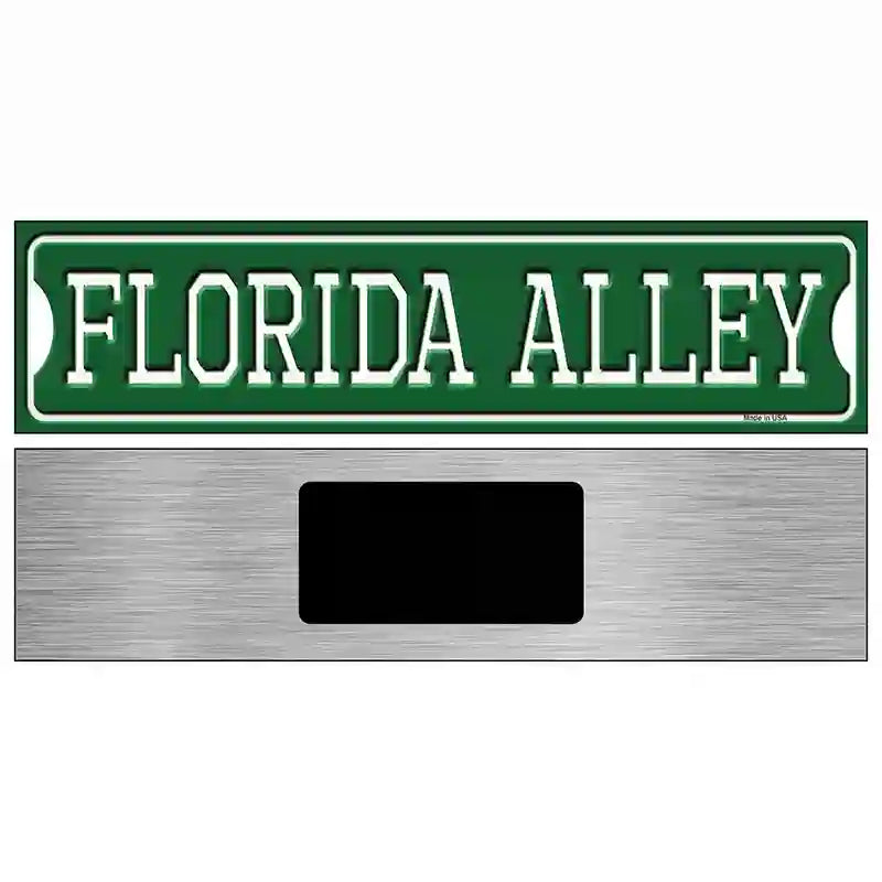 Florida Alley Novelty Metal Street Sign 6" x 1.5" (KM)