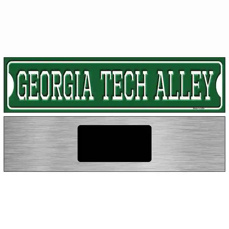 Georgia Tech Alley Novelty Metal Street Sign 6" x 1.5" (KM)