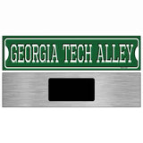 Georgia Tech Alley Novelty Metal Street Sign 6" x 1.5" (KM)