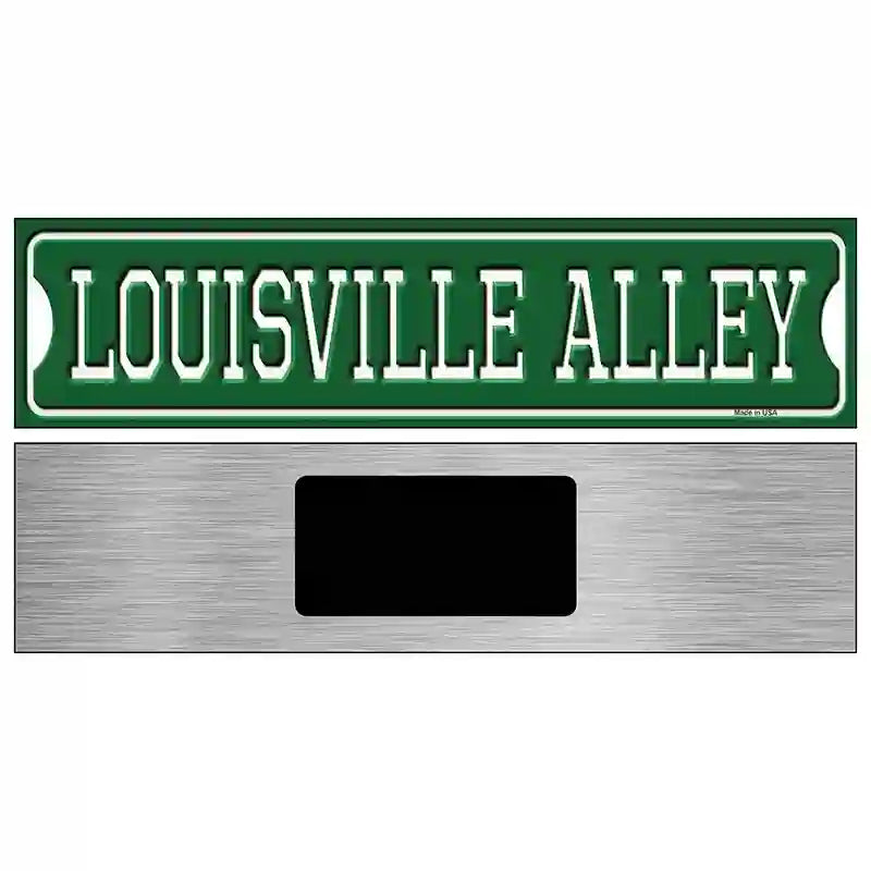 Louisville Alley Novelty Metal Street Sign 6" x 1.5" (KM)