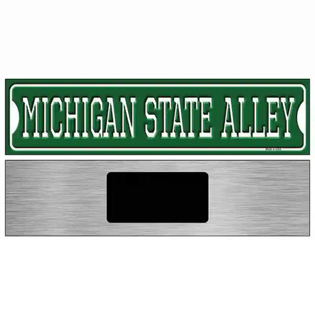 Michigan State Alley Novelty Metal Street Sign 6" x 1.5" (KM)