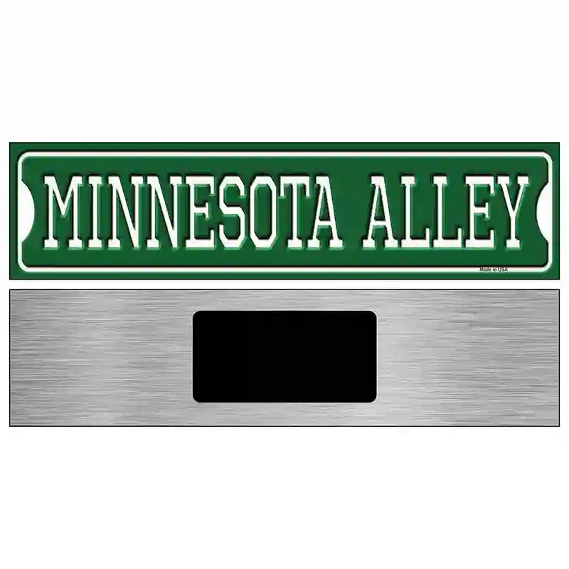 Minnesota Alley Novelty Metal Street Sign 6" x 1.5" (KM)