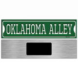 Oklahoma Alley Novelty Metal Street Sign 6" x 1.5" (KM)