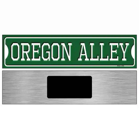 Oregon Alley Novelty Metal Street Sign 6" x 1.5" (KM)