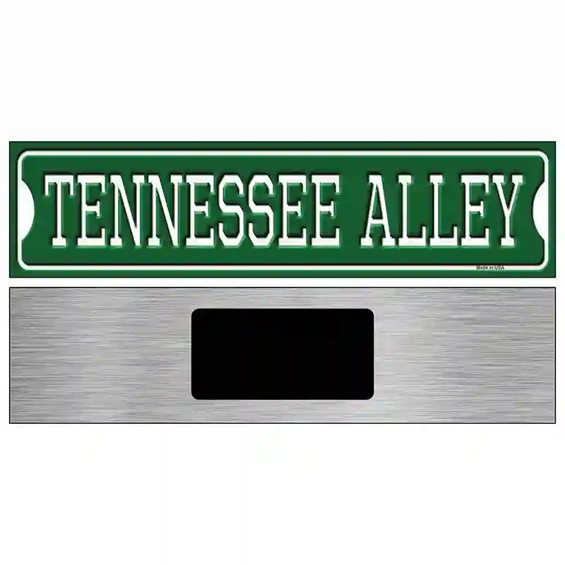 Tennessee Alley Novelty Metal Street Sign 6" x 1.5" (KM)