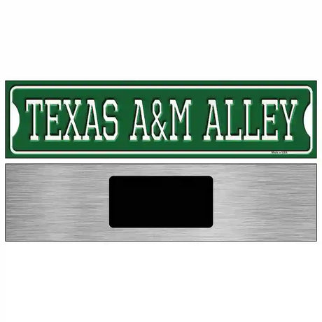 Texas A&M Alley Novelty Metal Street Sign 6" x 1.5" (KM)