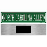 North Carolina Alley Novelty Metal Street Sign 6" x 1.5" (KM)