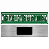 Oklahoma State Alley Novelty Metal Street Sign 6" x 1.5" (KM)