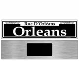 Orleans Novelty Metal Street Sign 6" x 1.5" (KM)