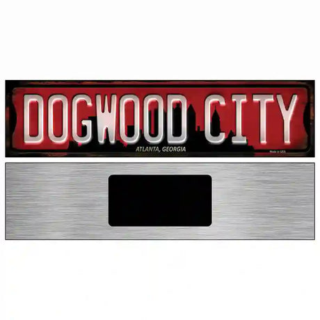 Atlanta Georgia Dogwood City Novelty Metal Street Sign 6" x 1.5" (KM)