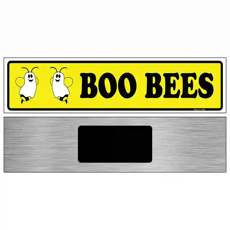 Boo Bees Novelty Metal Street Sign 6" x 1.5" (KM)