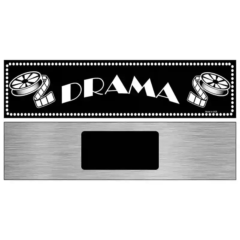 Drama Home Theater Novelty Metal Street Sign 6" x 1.5" (KM)