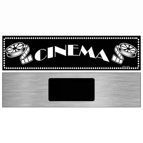 Cinema Home Theater Novelty Metal Street Sign 6" x 1.5" (KM)