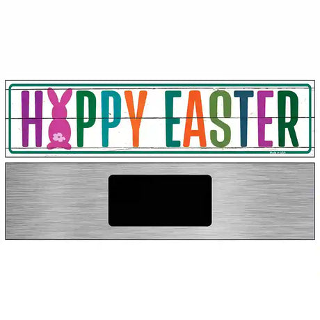 Happy Easter Novelty Metal Street Sign 6" x 1.5" (KM)