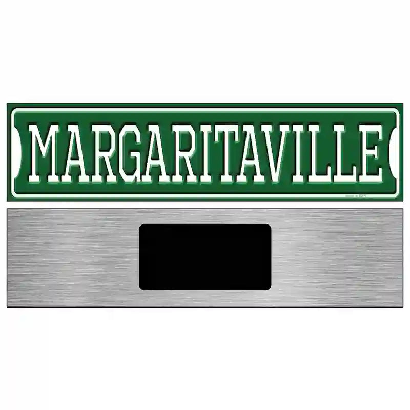 Margaritaville Novelty Metal Street Sign 6" x 1.5" (KM)